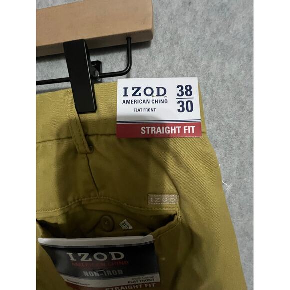 Izod Straight Chino Khaki - Picture 5 of 6